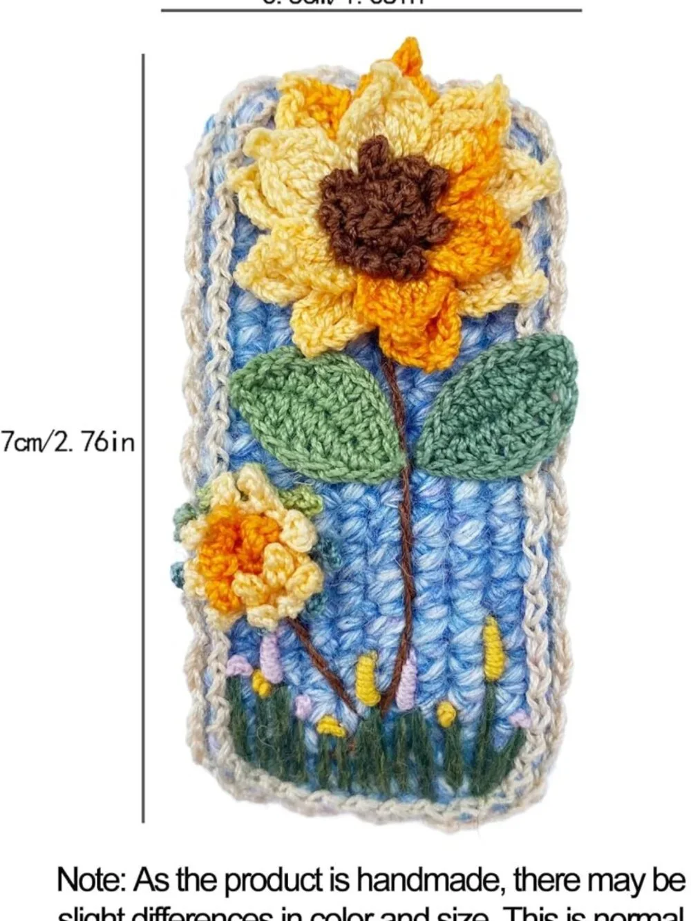 Handmade Micro-Hook Crocheted Hair Barrettes | Unique Yarn Hair Clips for Women